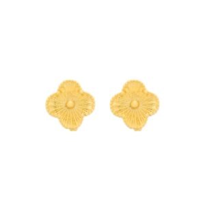 Brinco Dourado de Flor