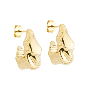 Brinco Dourado Formato Orgânico