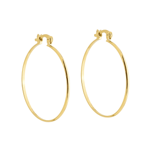 Brinco Dourado de Argola Médio