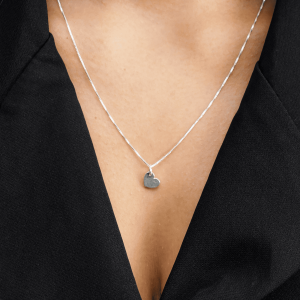 Colar Pingente de Coração em Prata 925